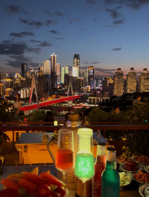 Night View at Sunset Coffee