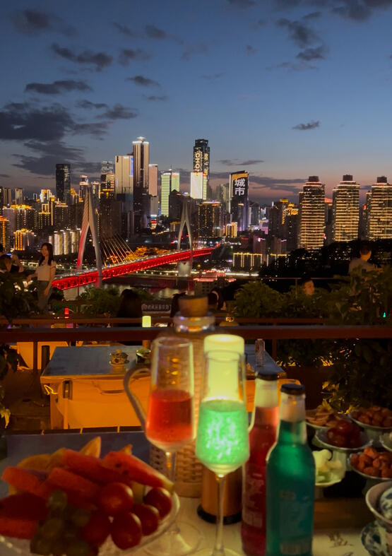 Night View at Sunset Coffee